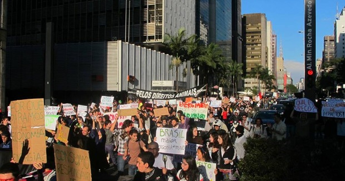 Natureza Manifestantes Protestam Contra Belo Monte E C Digo Florestal