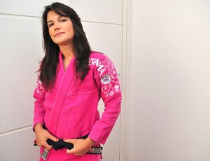 Kyra Gracie entrevista (Foto: Nelson Veiga / Globoesporte.com)