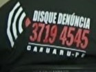 Disque-Denúncia paga R$ 2 mil por pista (Reprodução/ TV Asa Branca)