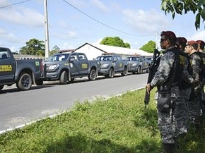 Maranhão terá reforço da Força Nacional após ataques a ônibus (Foto: Jéssica Melo / Tv Mirante) Maranhão terá reforço da Força Nacional após ataques a ônibus (Foto: Jéssica Melo / Tv Mirante)