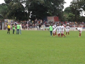 Chapadão antes do jogo contra o Águia Negra (Foto: Wagner Santana/TV Morena)