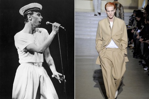 Dries van Noten olhou para o personagem Thin White Duke, incorporado por Bowie em 1978, para criar sua coleção de inverno 2011 do ready-to-wear masculino da sua grife homônima