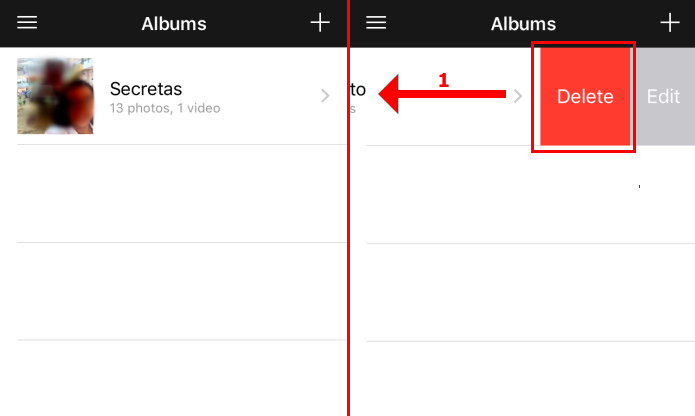 Apagando um álbum de fotos escondidas (Foto: Reprodução/Edivaldo Brito)