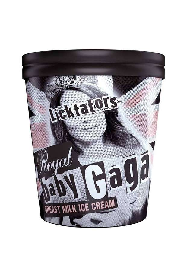 Empresa lança sorvete chamado "Baby Gaga" (Foto: Facebook / Reprodução)