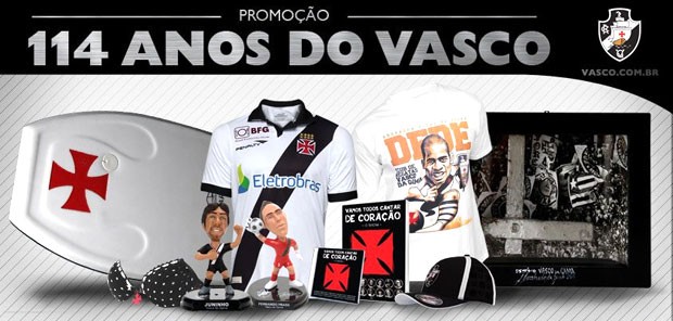 promoção 114 anos do Vasco (Foto: Reprodução / Facebook)