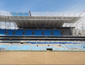 Evolução Arena do Grêmio (Foto: Tomás Hammes / GLOBOESPORTE.COM)
