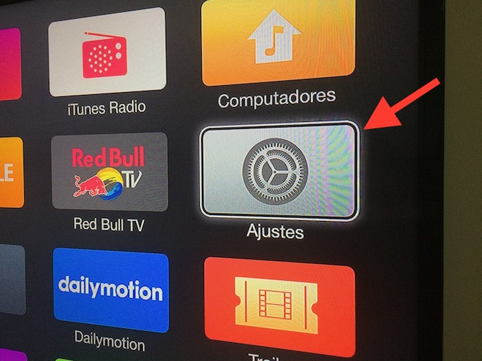 Acessando os ajustes da Apple TV (Foto: Reprodução/Marvin Costa)