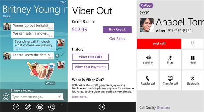 Viber para Windows Phone finalmente ganhou função Viber Out para chamada grátis para telefones fixos (Foto: Divulgação/Windows Phone Store)