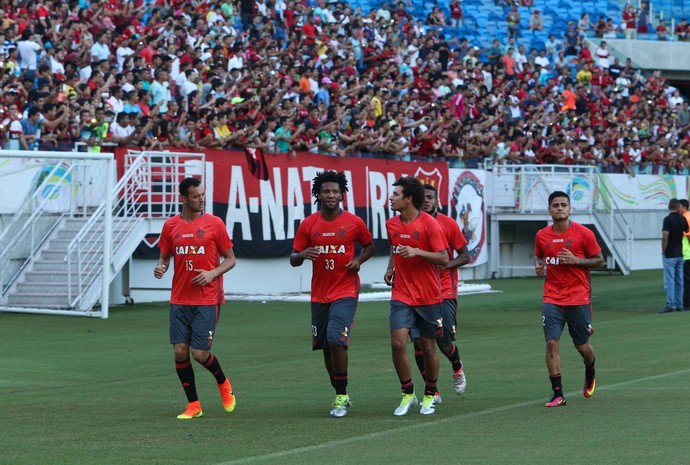 Flamengo treino Arena das Dunas (Foto: Alexandre Lago/GloboEsporte.com)