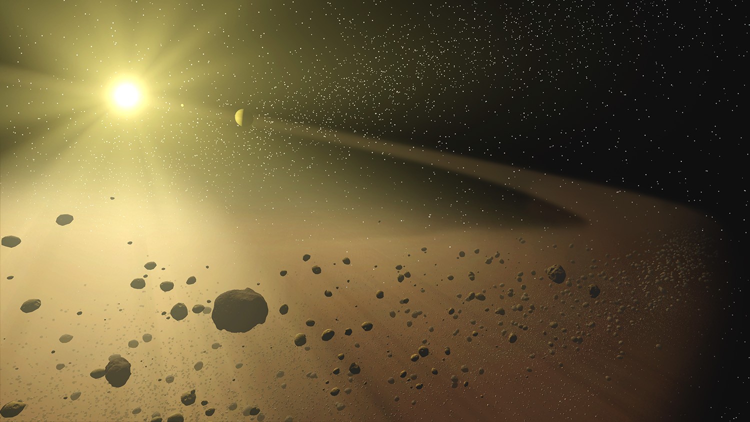 O que gira em torno da estrela KIC 8462852: megaestruturas alienígenas ou cometas? (Foto: NASA/JPL-Caltech/T. Pyle (SSC))