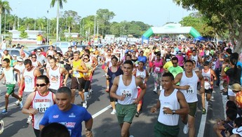 Corrida pela paz busca sensibilizar amapaenses no trânsito (Foto: Frank Cunha /GE)