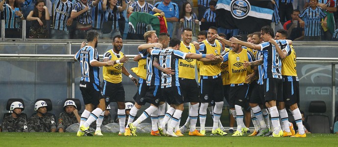 Gre-Nal 407 Grêmio Inter Campeonato Brasileiro Arena (Foto: Lucas Uebel/Grêmio FBPA) Gre-Nal 407 Grêmio Inter Campeonato Brasileiro Arena (Foto: Lucas Uebel/Grêmio FBPA)