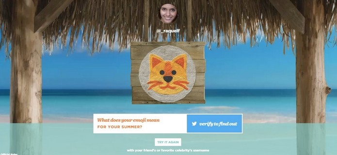 Emoji mais usado no Twitter, segundo site Emoodji (Foto: Reprodução/Raquel Freire)