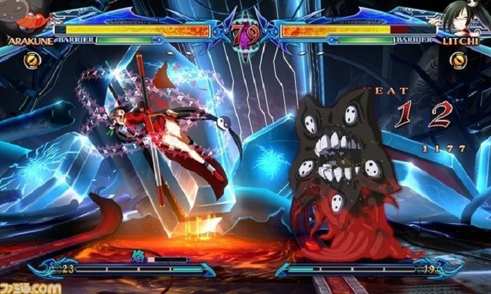 Os combos de Blazblue são sempre muito intensos (Foto: Divulgação)