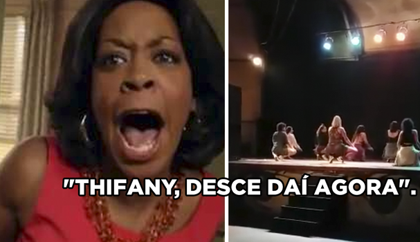 Thifany, desce daí! (Foto: Reprodução) Thifany, desce daí! (Foto: Reprodução)
