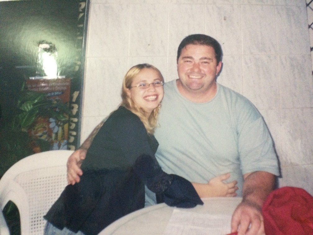 PM João Vieira de Azevedo Neto e sua mulher Patrícia (Foto: Arquivo Pessoal)