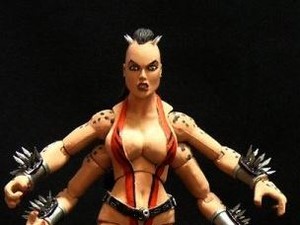 Boneco Sheeva do jogo Mortal Kombat (Foto: Reprodução / Reprodução)