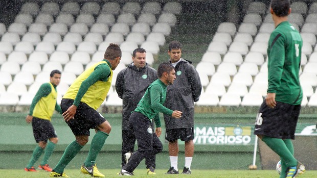 Marquinhos Santos Thiago Primão Coritiba treino (Foto: Divulgação / Site oficial do Coritiba)
