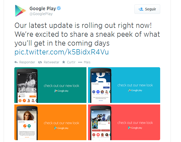 Novo Play foi anunciado no Twitter (Foto: Reprodução/Twitter)