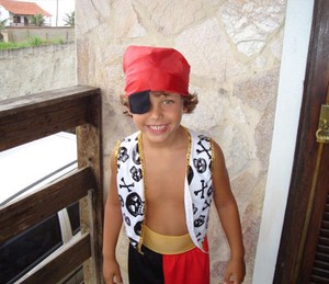 Gabriel Kaufmann em: 'Como ser o pirata mais lindo do Carnaval' (Foto: Arquivo pessoal)