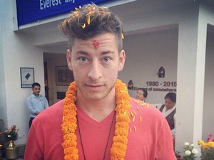 Fredinburg chegou ao Nepal no final de março para a escalada (Foto: Reprodução/Instagram/danfredinburg)