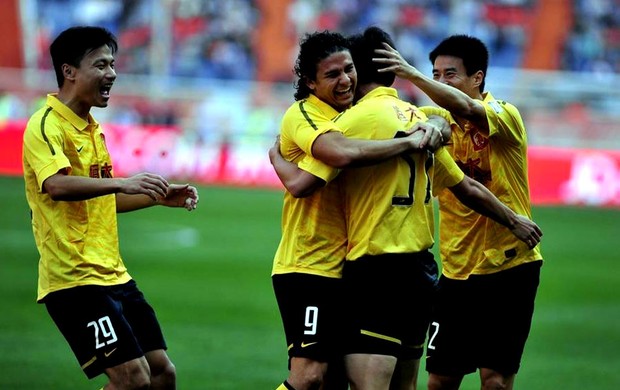  Elkeson Guangzhou Evergrande campeão (Foto: Reprodução / Facebook)