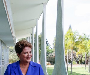 Dilma dá entrevista no Alvorada (Foto: Ichiro Guerra/Dilma 13)