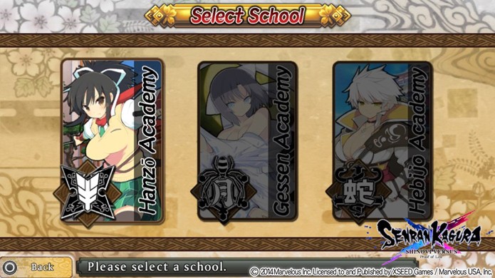 Na tela Select School utilize a sequência para desbloquear o Crimson Squad sem esforço (Foto: Reprodução: Rafael Monteiro)