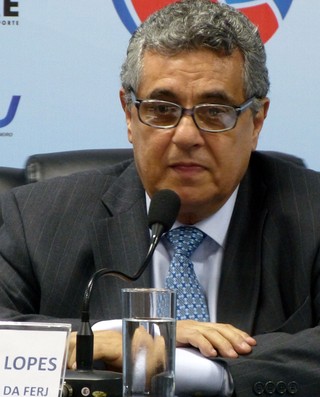 Rubens Lopes presidente da FERJ (Foto: Vicente Seda) Rubens Lopes presidente da FERJ (Foto: Vicente Seda)