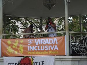 Banda toca durante 3ª Virada Inclusiva em Piracicaba