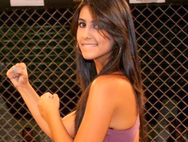 candidata a ring girl do Jungle Fight Eduarda de Carvalho (Foto: Arquivo Pessoal)