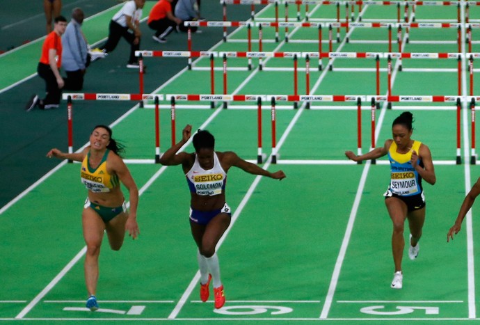 atletismo 60m com barreiras Michelle Jenneke (Foto: Getty Images)