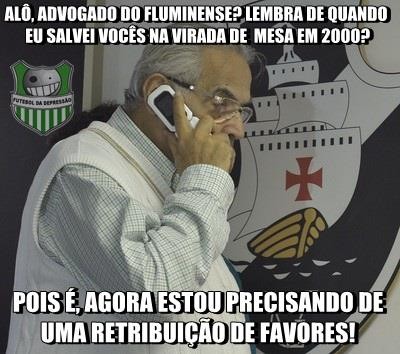 Zoação Vasco e Fluminense
