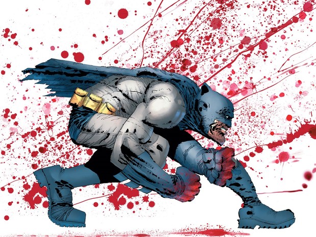 Uma das muitas capas comemorativas de "Cavaleiro das Trevas III – A raça superior", de Frank Miller, nos EUA (Foto: Divulgação/DC) Uma das muitas capas comemorativas de "Cavaleiro das Trevas III – A raça superior", de Frank Miller, nos EUA (Foto: Divulgação/DC)