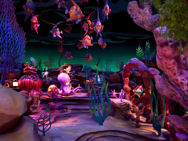 Atração da Pequena Sereia, nova atração do Magic Kingdom, na Disney (Foto: Divulgação/Disney)