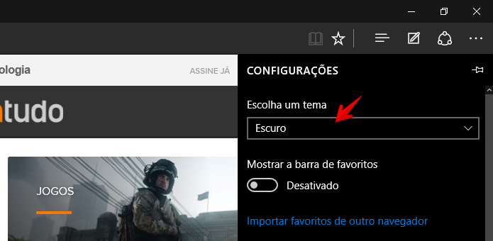 Como Ativar O Modo Dark E Deixar O Microsoft Edge Com Tema Escuro Dicas E Tutoriais Techtudo 2133