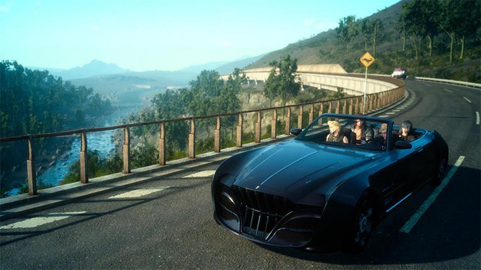 Final Fantasy 15 continua a impressionar com o tamanho de seu mundo (Foto: Reprodução/IGN)