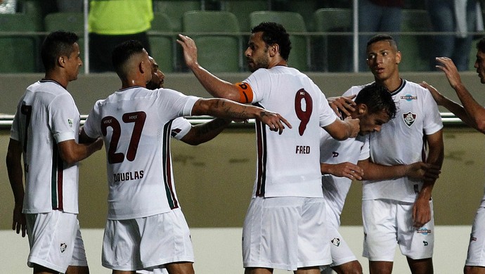 Fluminense jogadores contra Atlético-MG (Foto: NELSON PEREZ/FLUMINENSE F.C.) Fluminense jogadores contra Atlético-MG (Foto: NELSON PEREZ/FLUMINENSE F.C.)
