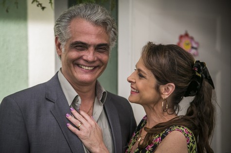 Tarcísio Filho e Drica Moraes (Foto: Paulo Belote/ TV Globo)