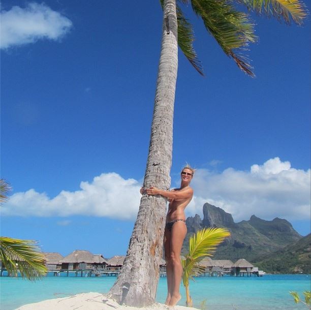 Heidi Klum em Bora Bora (Foto: Instagram/Reprodução)
