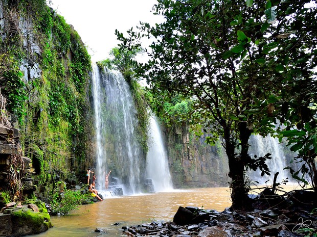 Cachoeira da Pedra Negra (Foto: Juscel Reis/Arquivo Pessoal)