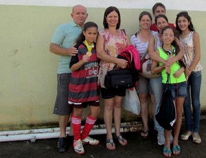 Família da Ana Vitória jogadora de futebol feminino do Flamengo de Divinópolis (Foto: Ana Vitória/Arquivo pessoal)