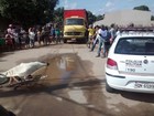 Mulher morre atropelada por caminhão em bairro de Valadares