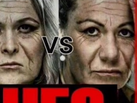 Cyborg ironiza o UFC e cria cartaz de luta com Rousey em 2038 (Reprodução SporTV)