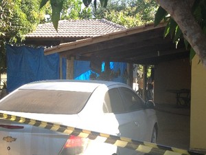 Prefeito de Matrinchã e sua mulher foram encontrados mortos em chácara Goiás (Foto: Vanessa Martins/G1)
