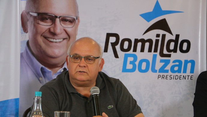 Romildo Bolzan Júnior Grêmio (Foto: Eduardo Moura/GloboEsporte.com)