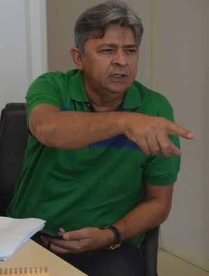 Aldeone Abrantes, presidente do Sousa (Foto: Hévilla Wanderley / GloboEsporte.com/pb)