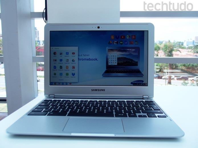 Samsung apresenta seu Chromebook fabricado no Brasil (Foto: Paulo Alves/TechTudo) Samsung apresenta seu Chromebook fabricado no Brasil (Foto: Paulo Alves/TechTudo)