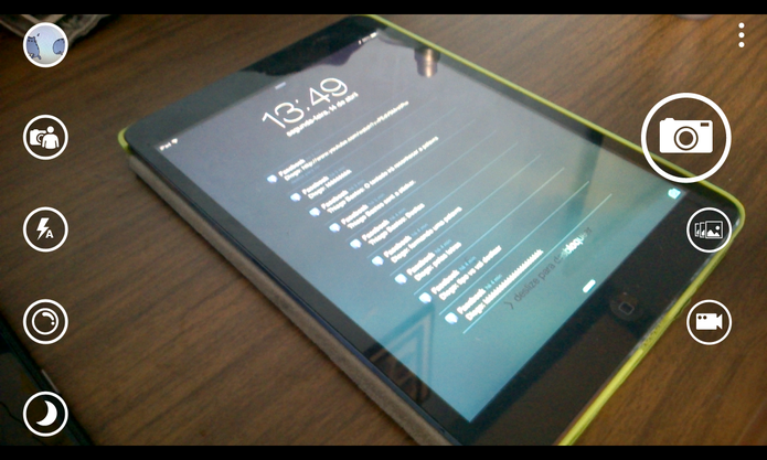 Windows Phone 8.1 traz aplicativo de câmera redesenhado e com novas funcionalidades (Foto: Reprodução/Elson de Souza)
