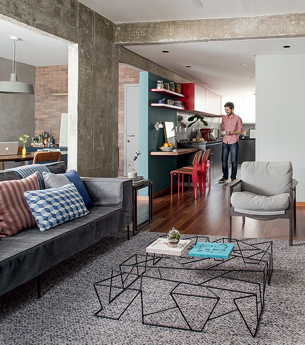 Espaços integrados deixam o ap u00ea maior Casa e Jardim Decoraç u00e3o Aparador Loja Gato Preto ~ Espaços integrados deixam o ap u00ea maior Casa e Jardim Decoraç u00e3o